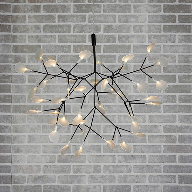 Люстра Heracleum 2 Small D50  черный в стиле Moooi