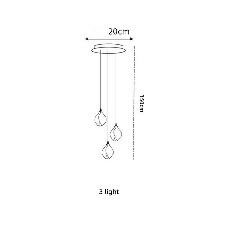 Люстра Lea bloom 3 D20