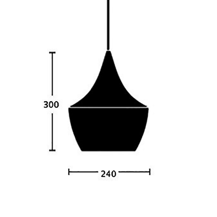 Светильник Beat Light Fat White в стиле Tom Dixon