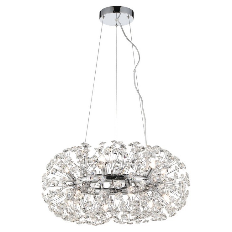 Люстра Dandelion type C circle chrome D75
