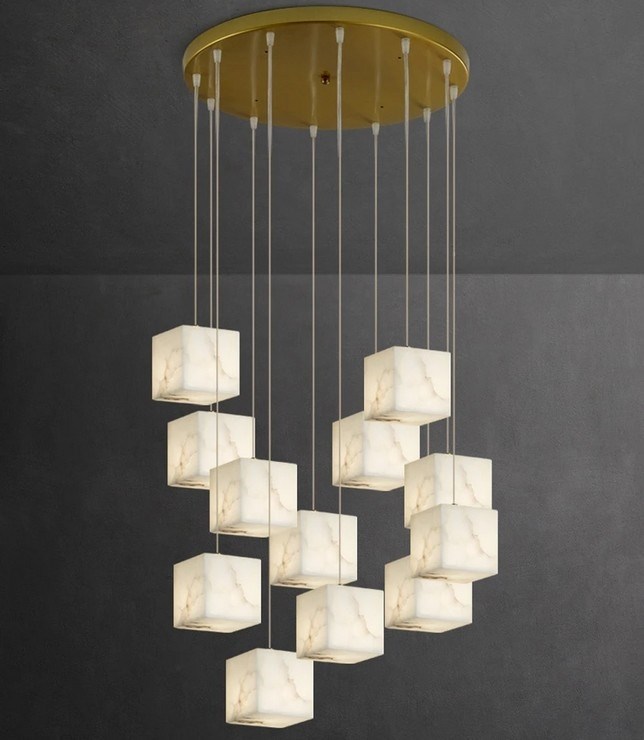 Каскадная люстра Marbel Cube