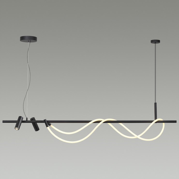 Люстра подвесная Tracer Bar  L180 Black