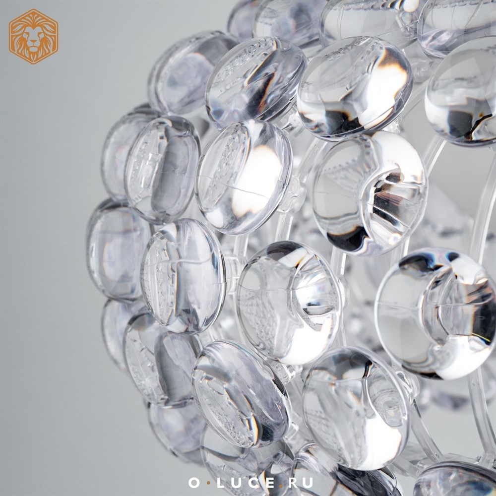 Лампа настольная Caboche Clear D50 в стиле Foscarini