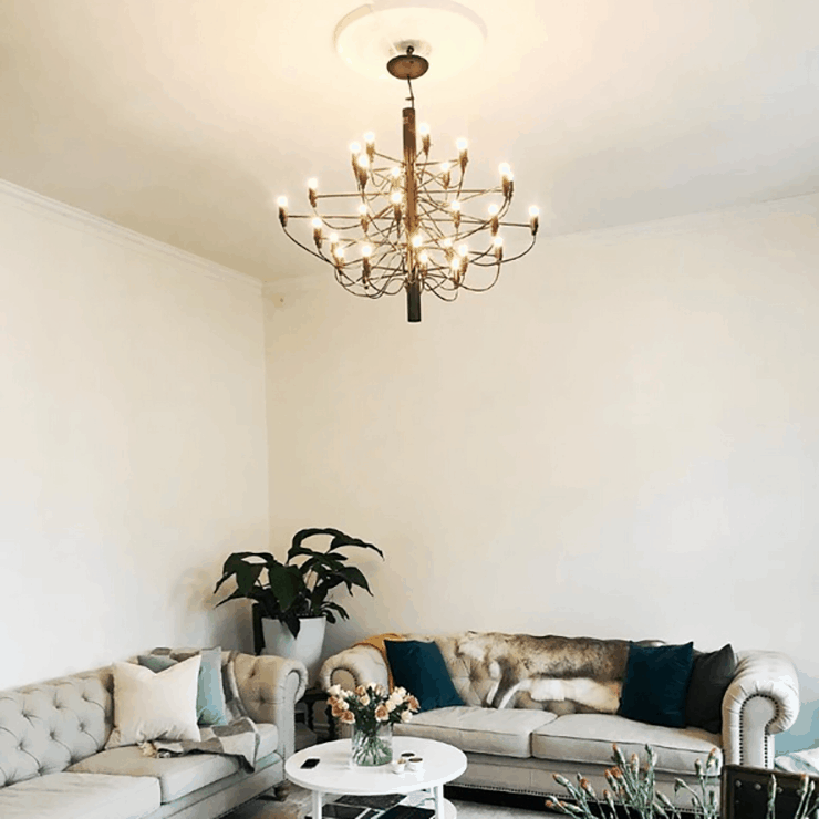 Люстра 2097 50 Gold в стиле Flos