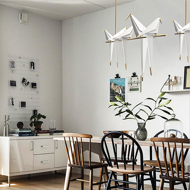 Люстра на штанге  Perch Light Branch Line 5 в стиле Moooi