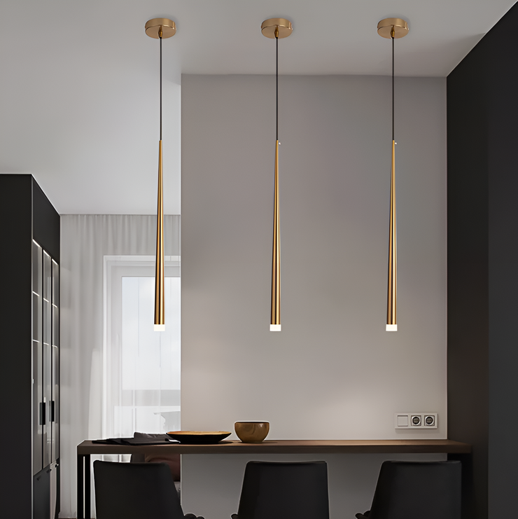 Светильник Slim Mini Gold в стиле Vibia