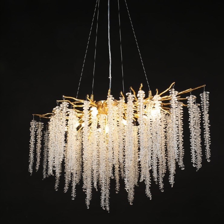 Люстра Sinfonia di Luce Gold Long L 120 см