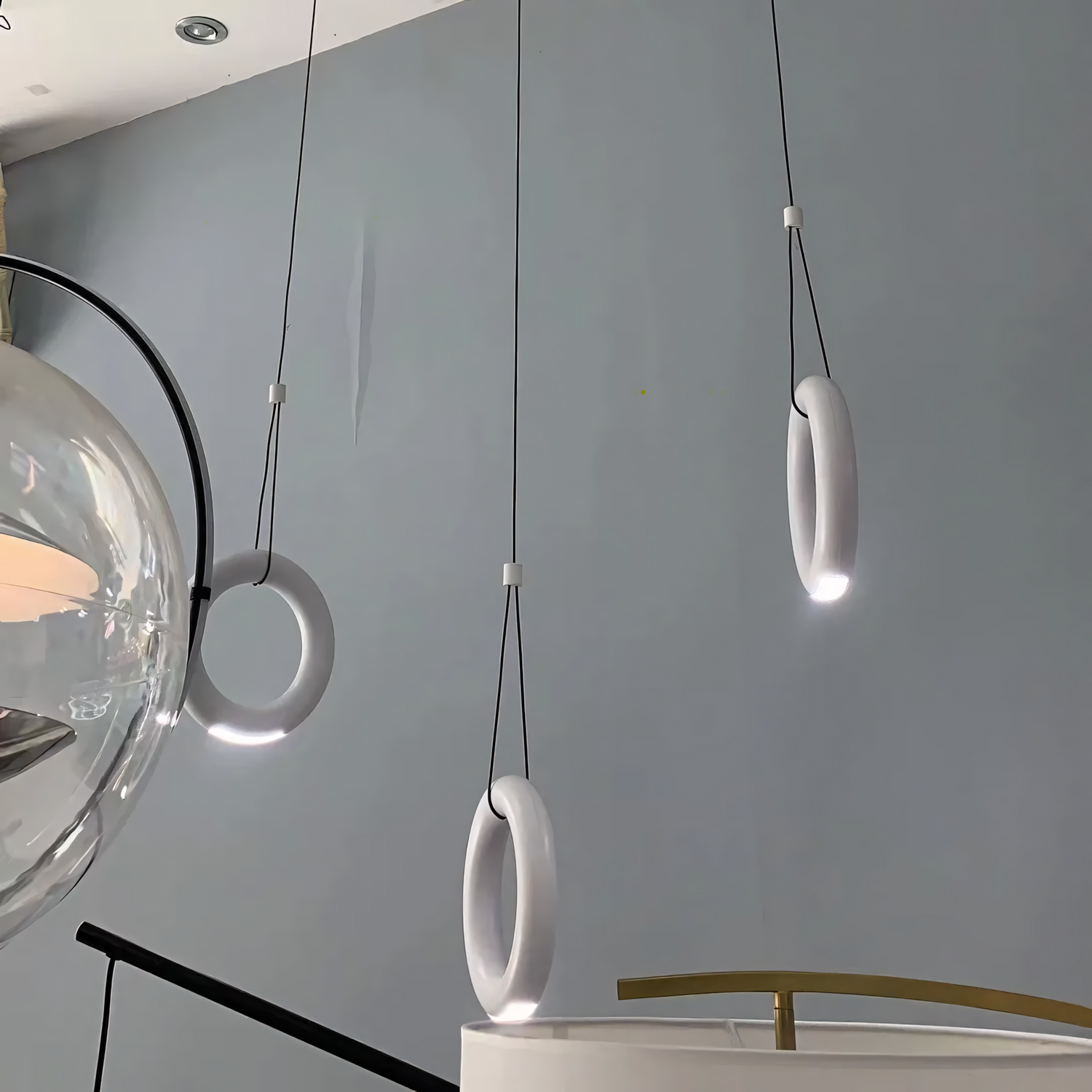 Светильник подвесной IVI TERRA WHITE в стиле Lodes