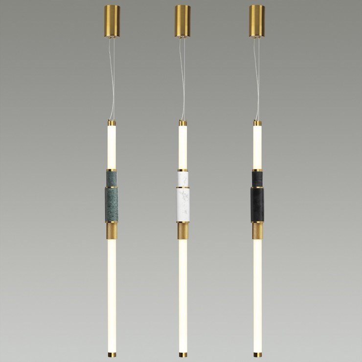 Светильник подвесной Telescope белый мрамор