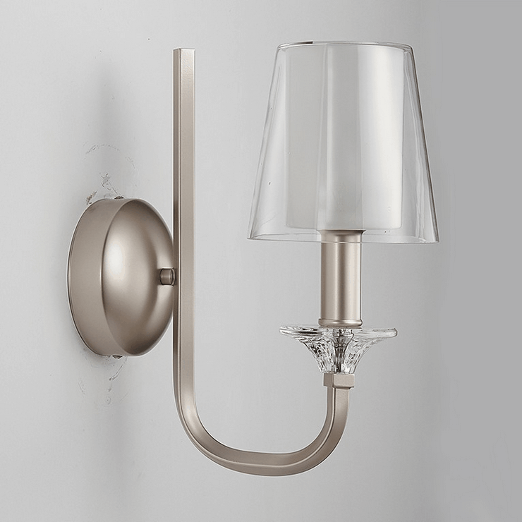 Бра Lincoln, Silver perla Glass clear/matt white L15*H36*Sp27 cm