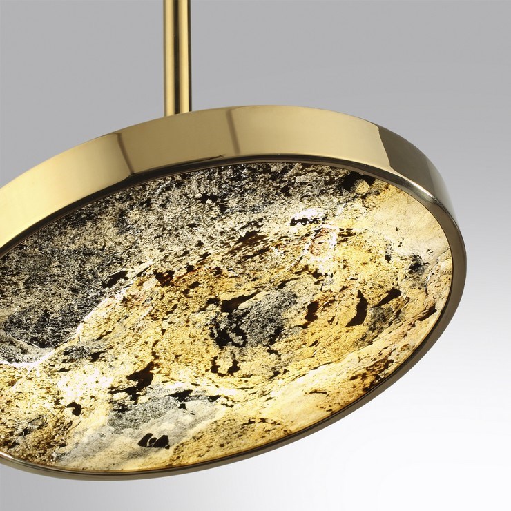 Светильник подвесной Pietra Gold