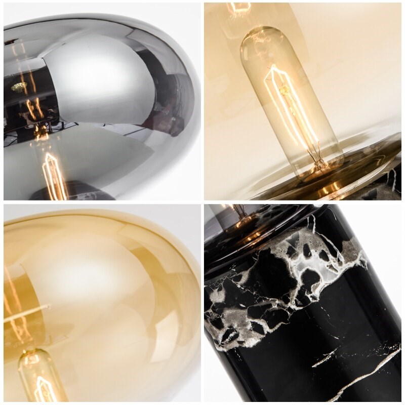 Настольная лампа Fungi 2 Smoke