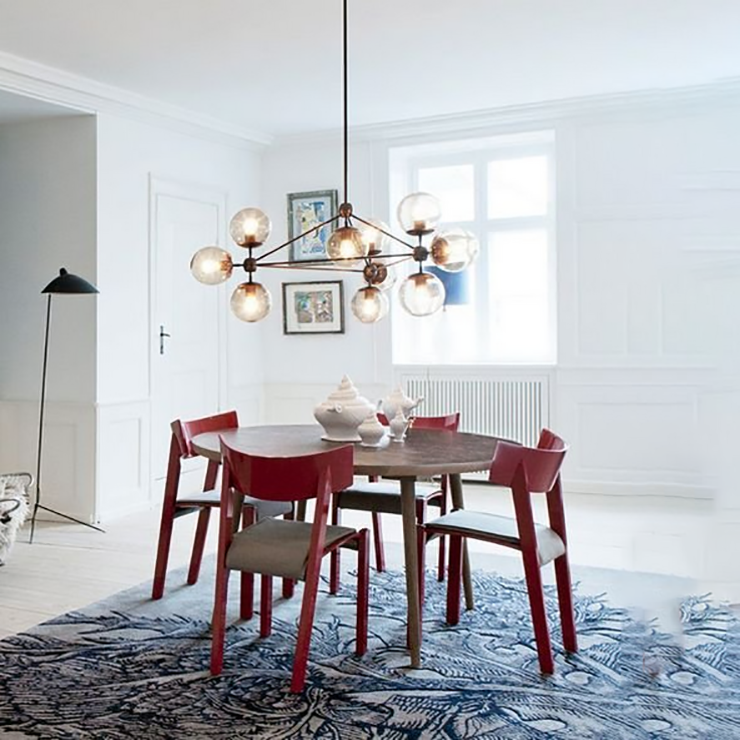 Люстра Modo Chandelier 10 Globes в стиле Roll&Hill