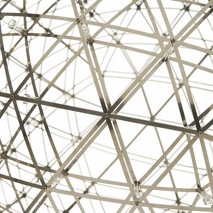 Люстра Raimond Sphere D43 Chrome в стиле Moooi