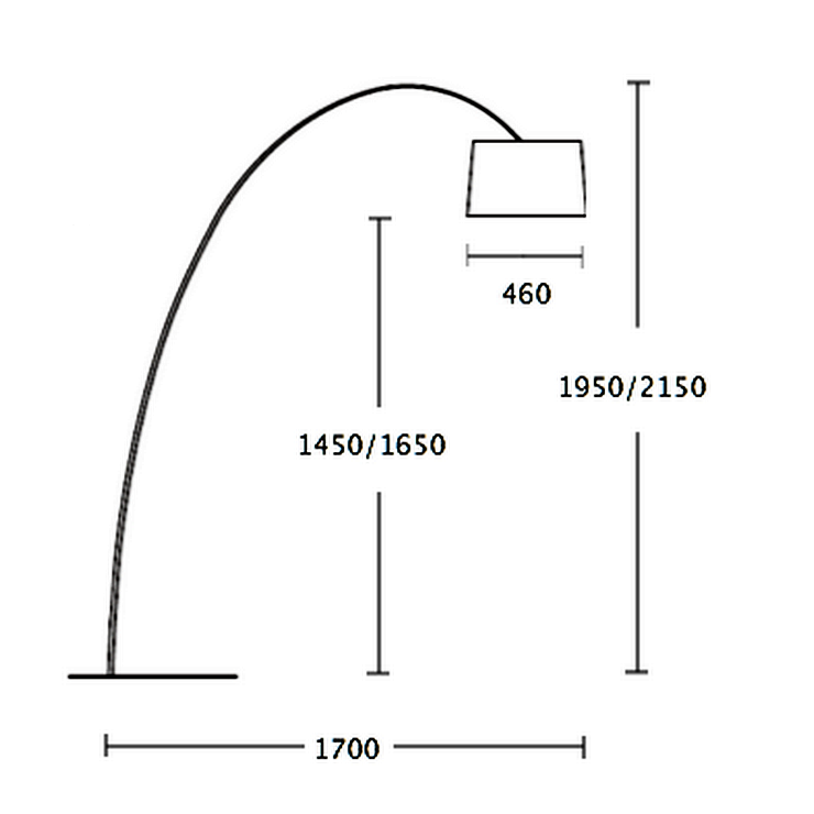 Торшер Twiggy   Белый в стиле Foscarini