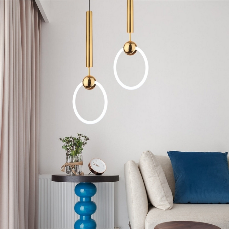Светильник Ring Light Gold D30 в стиле Lee Broom