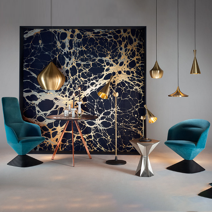 Светильник Beat Light Fat Gold