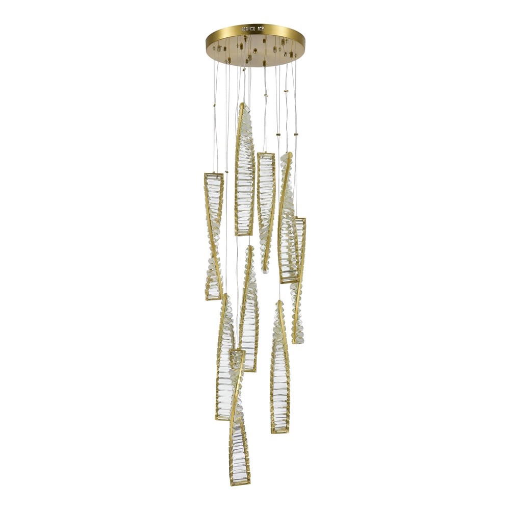 Люстра подвесная Bertolda 9 Brass