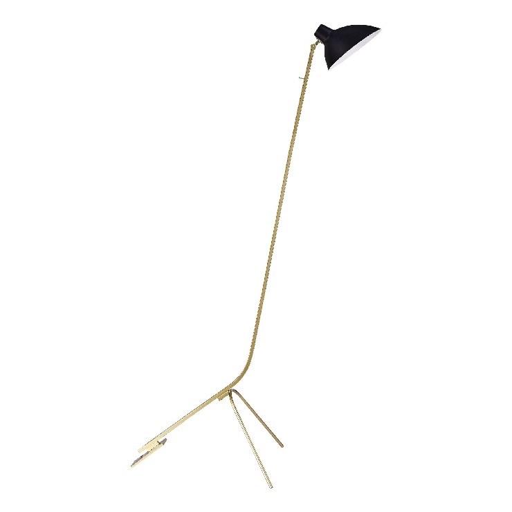 Торшер VV Cinquanta Black Gold в стиле Astep