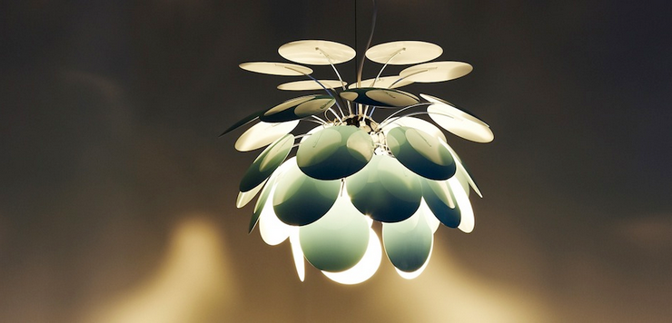 Люстра Discoco  Диаметр 55 см Белый