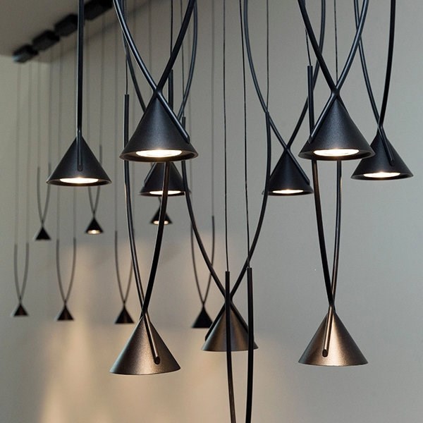 Светильник подвесной Jewel 10 Black в стиле Axo Light