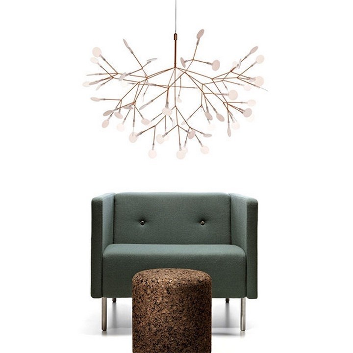 Люстра Heracleum 2 D98 Золотой в стиле Moooi