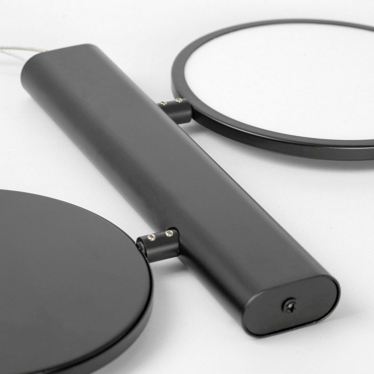Светильник double led black