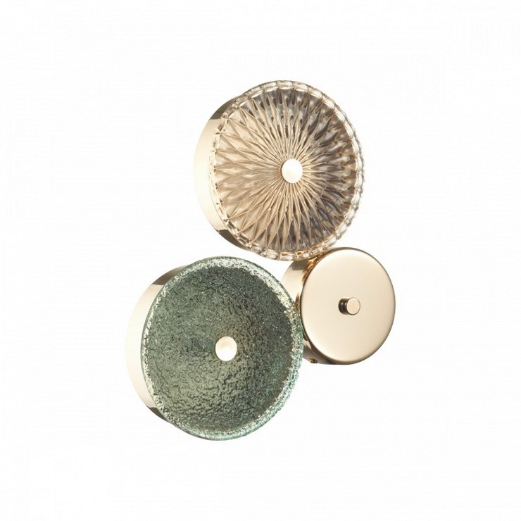 Бра Lolly Pop Gold H29 yellow/green