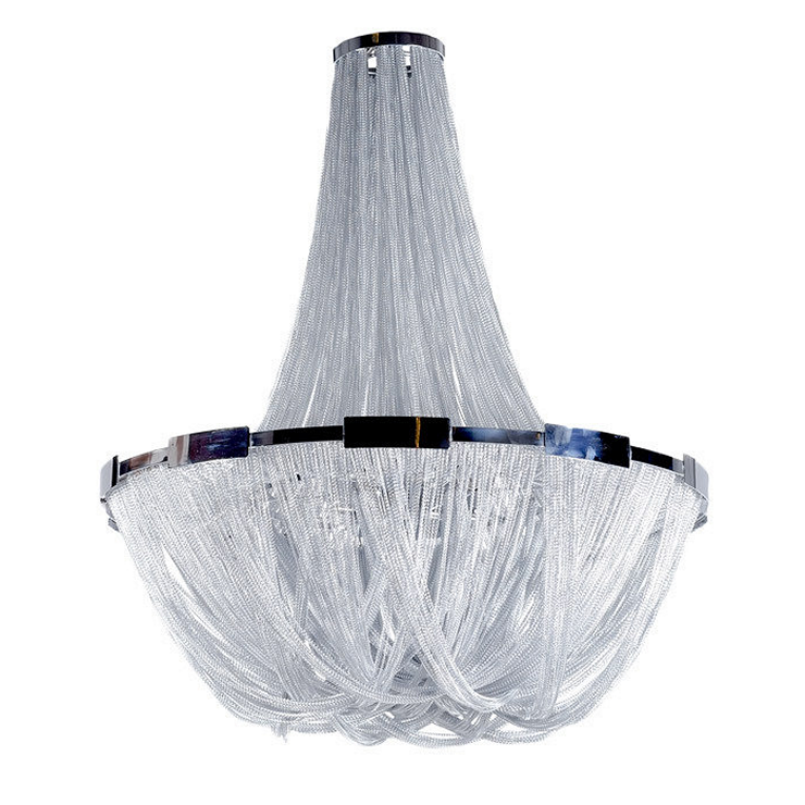 Люстра подвесная  Soscic D100 серебряный