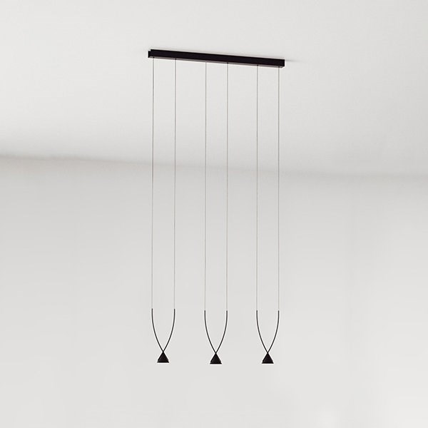 Светильник подвесной Jewel 3 Black в стиле Axo Light