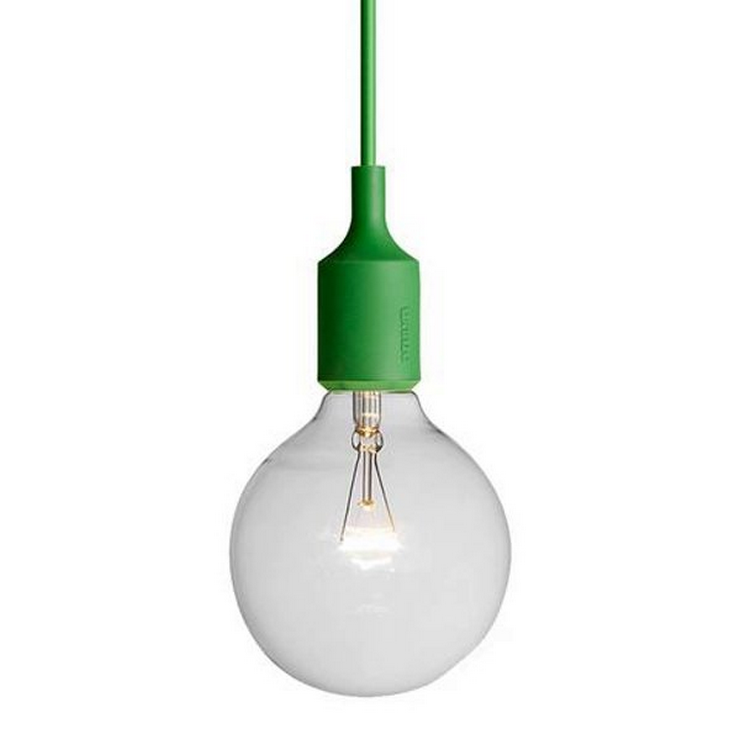 Светильник E27 Color  Зеленый в стиле Muuto
