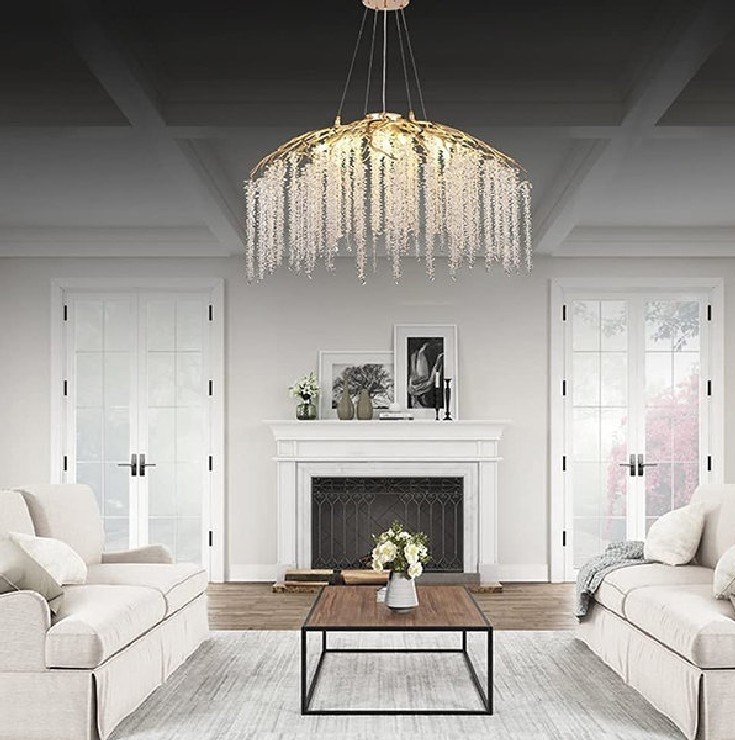 Люстра Sinfonia di Luce Gold Dome  D 80 см