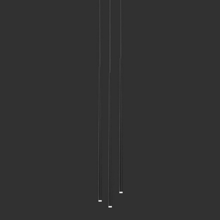 Люстра Slim 3 Black в стиле Vibia