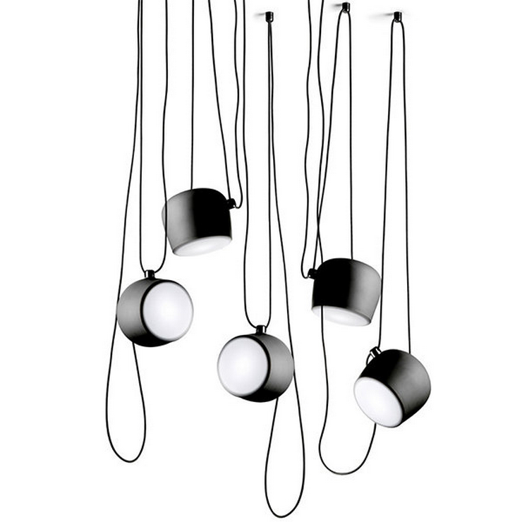 Светильник подвесной  Aim 3 Black в стиле Flos