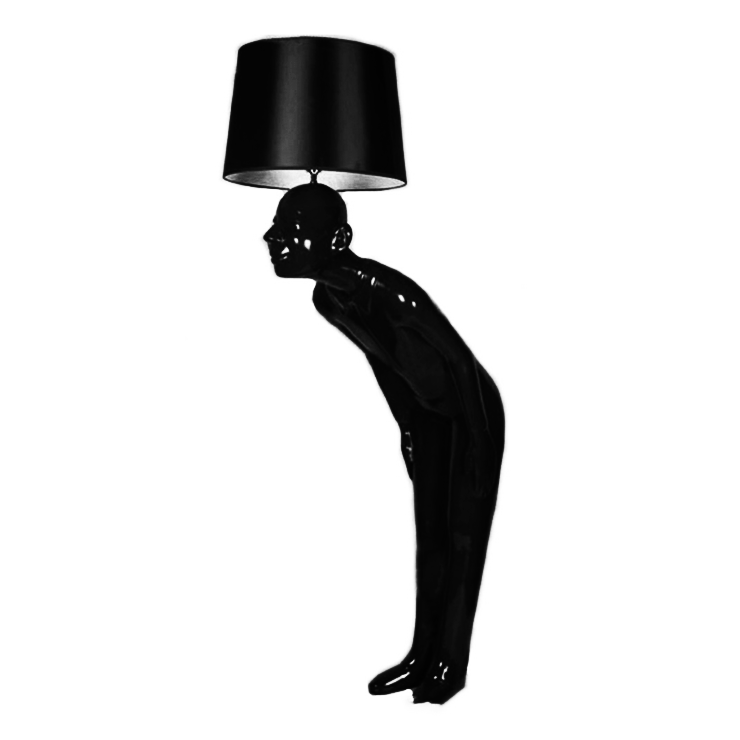 Торшер Сhina Man  Черный