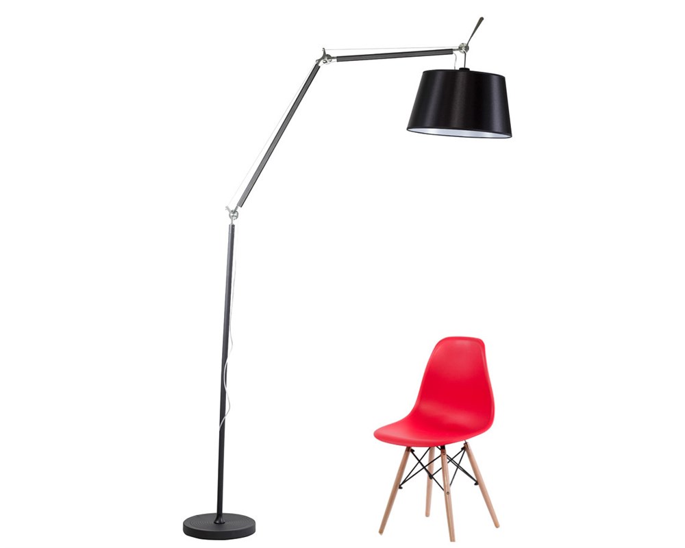 Торшер Tolomeo Mega Black в стиле Artemide