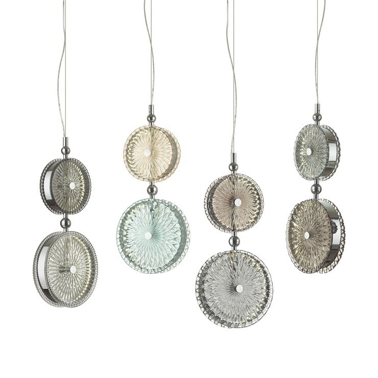 Светильник подвесной Lolly Pop Chrome light brown/grey