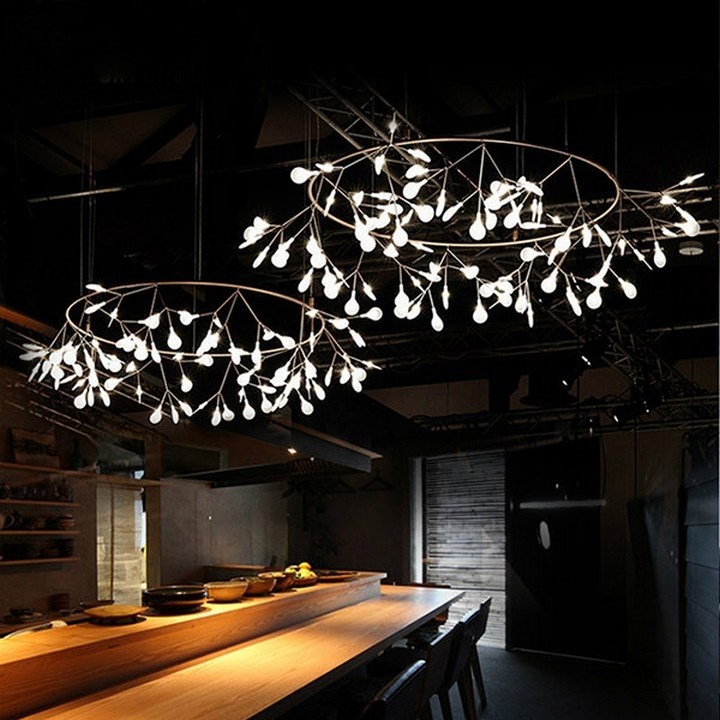 Люстра Heracleum The Big O D105 Золотой в стиле Moooi