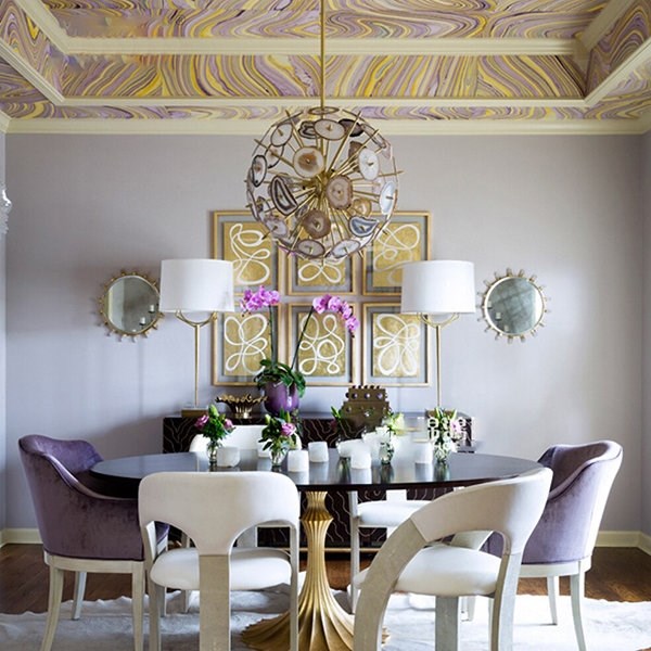 Люстра Agate Burst Chandelier Brass D60