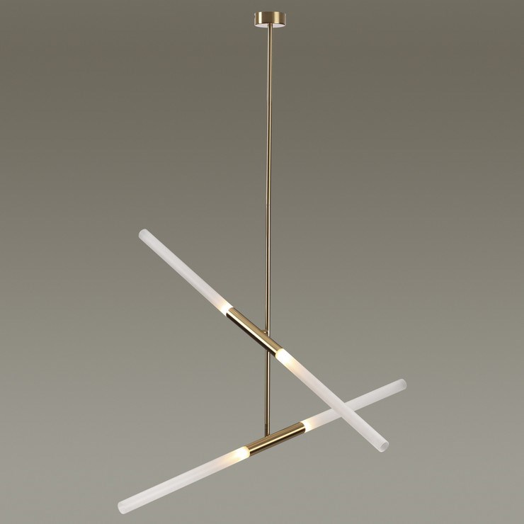Люстра на штанге Lines II Gold