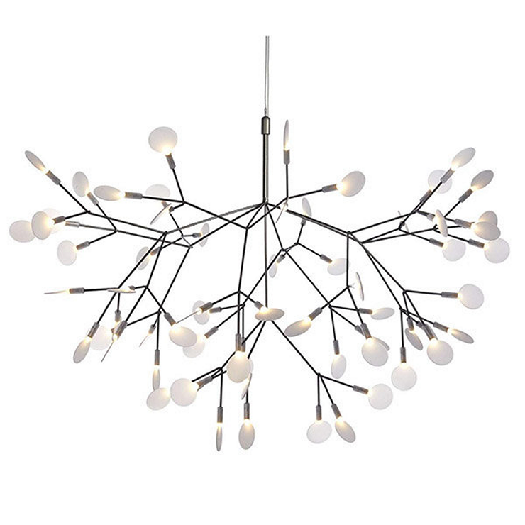 Люстра Heracleum 2 D98  никель в стиле Moooi