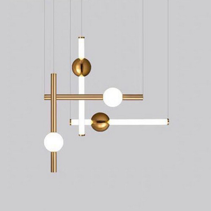 Светильник  Orion Globe Tube 4 в стиле Lee Broom