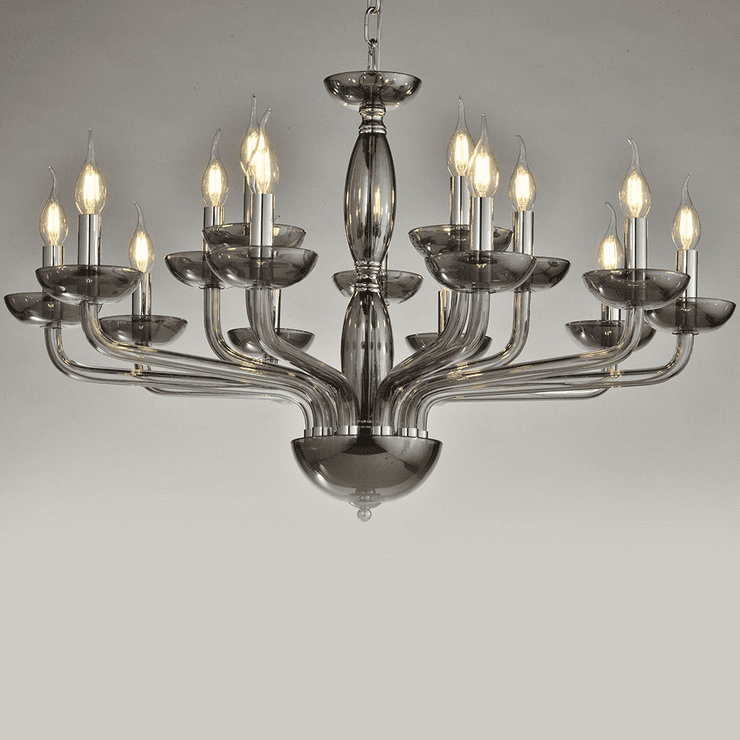 Люстра Austin, Nickel Smoke glass D84*H53 cm