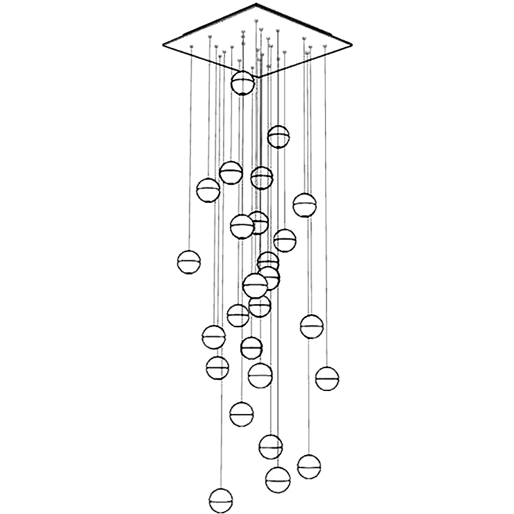 Люстра 14.26 Square Pendant Chandelier в стиле Bocci