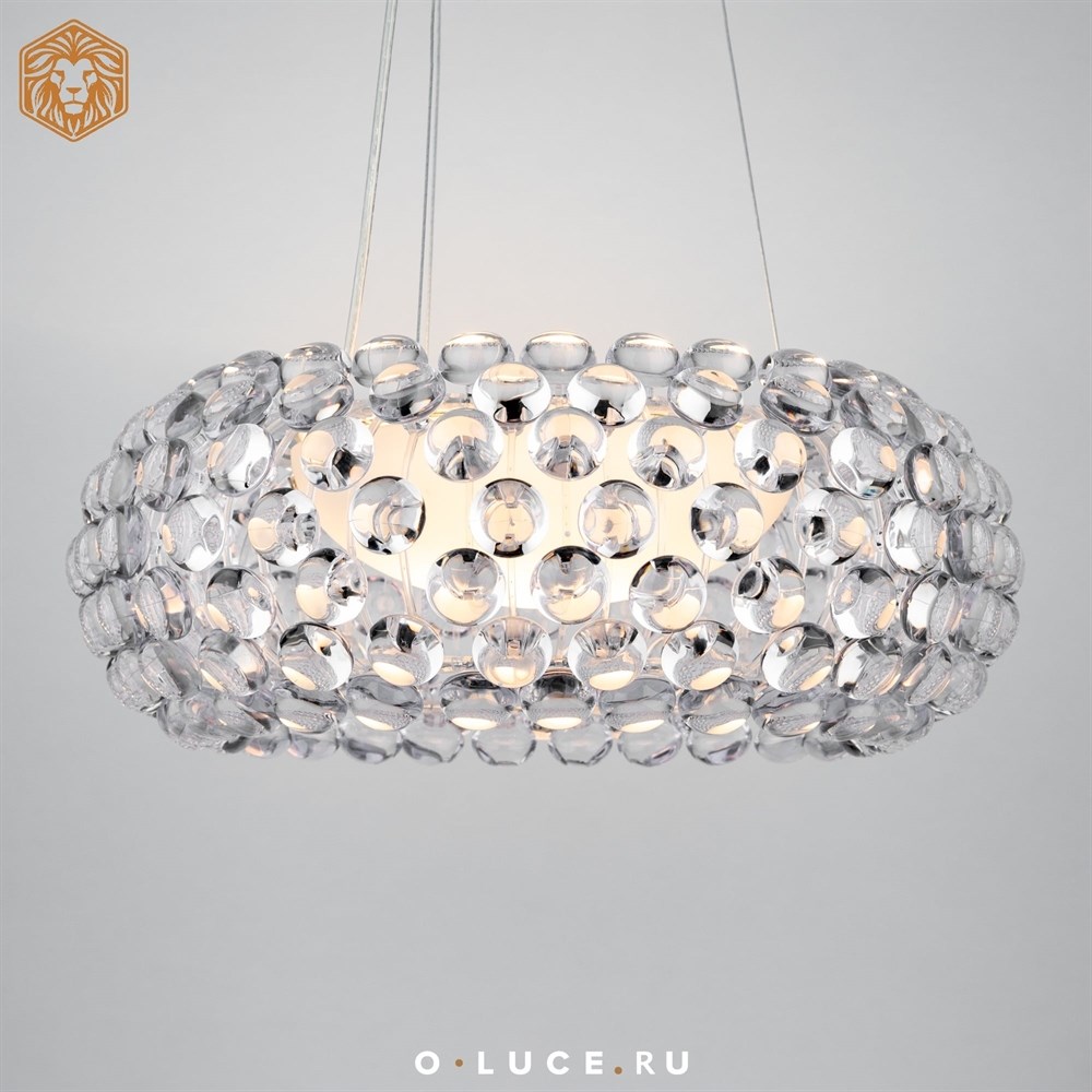 Люстра подвесная Caboche Clear D35 в стиле Foscarini