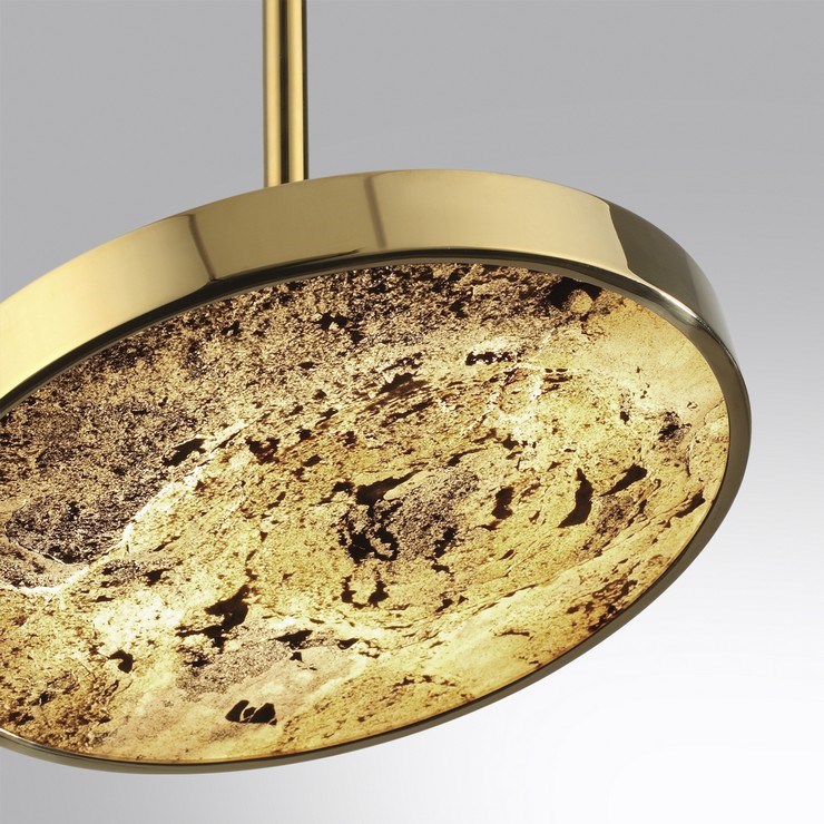 Светильник подвесной Pietra Gold