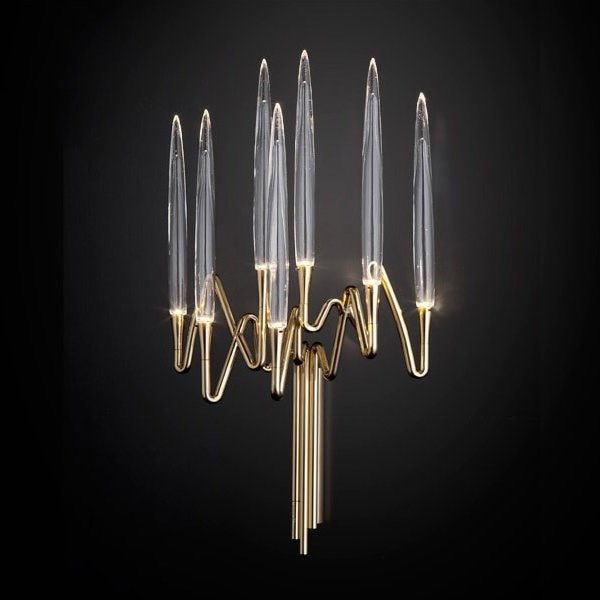 Бра 12 Wall Sconce Chandelier Gold в стиле Il Pezzo Mancante