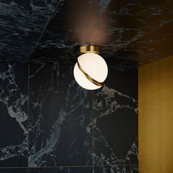 Светильник Crescent Ceiling Light Gold в стиле Lee Broom