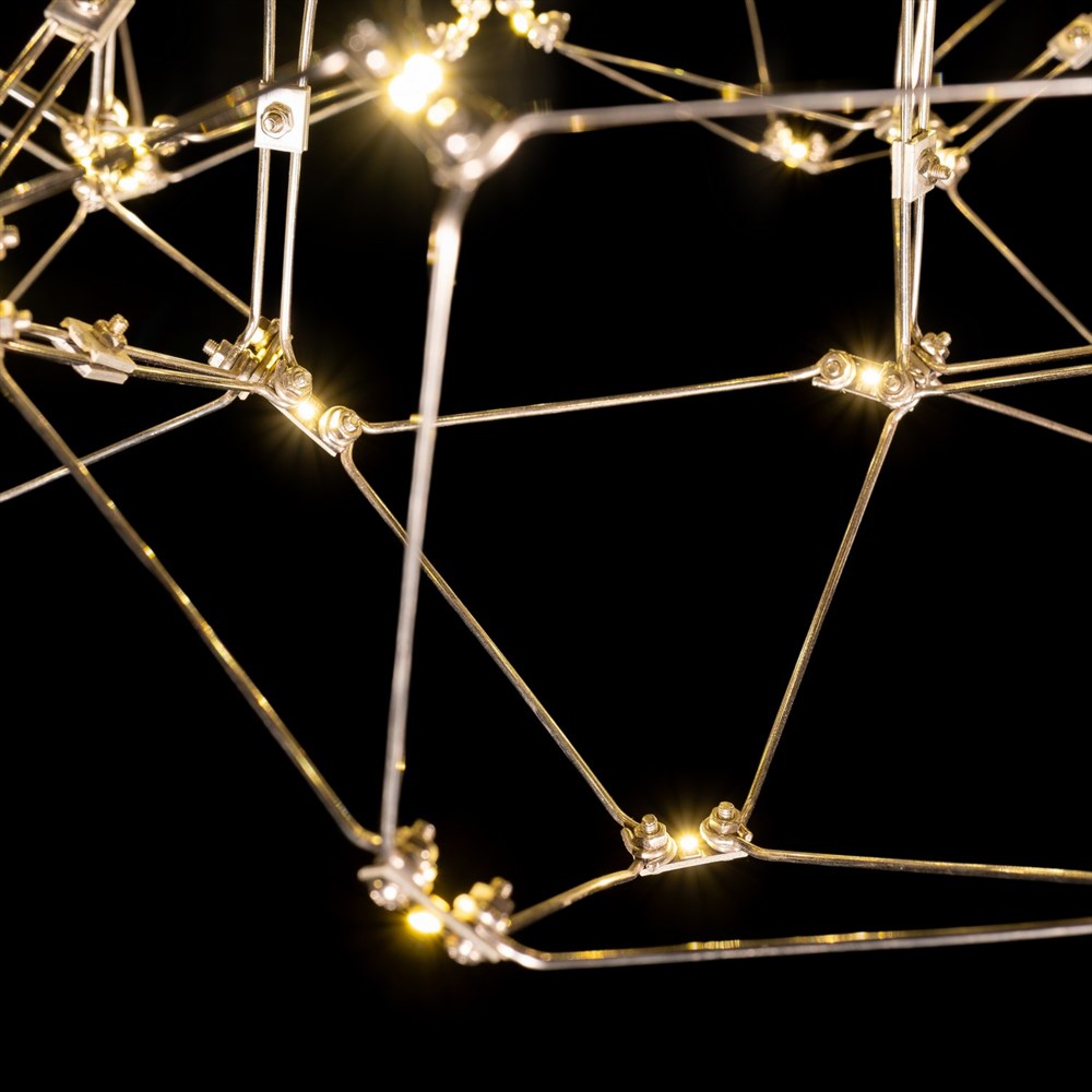 Люстра Bjork small круглая без вставок (сегмент 20*20 см)