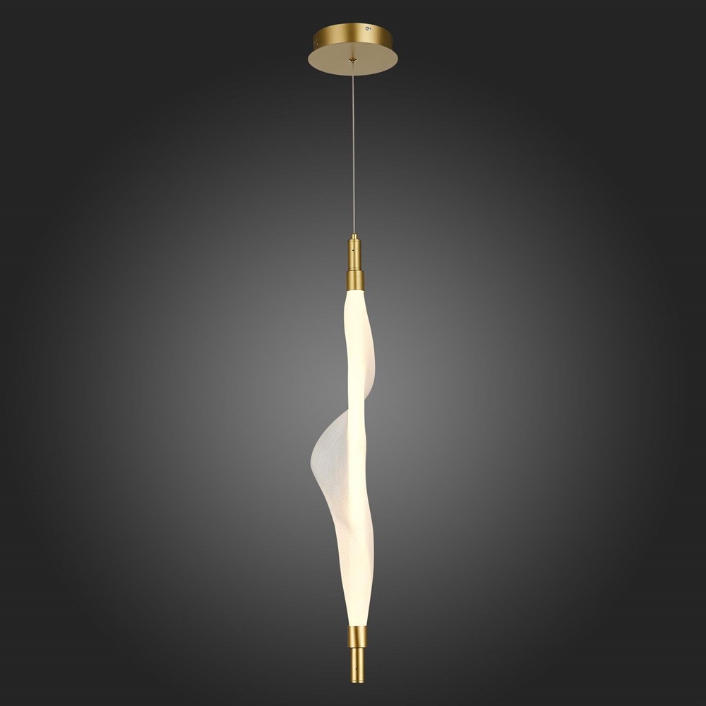 Светильник подвесной Vapour Vertical Brass H80